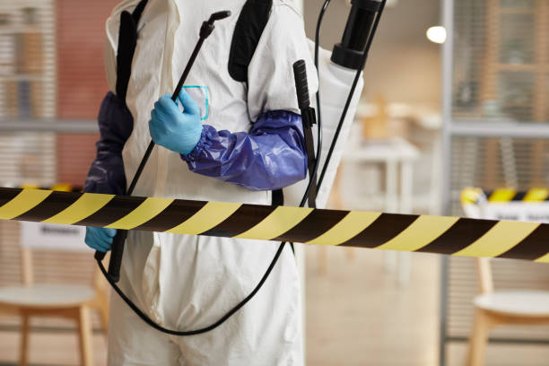 Professional Biohazard technician working in Asbury, IA